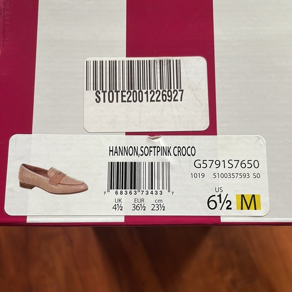 Size 6.5 Sam Edelman Hannon Soft Pink Loafer - Picture 4 of 4